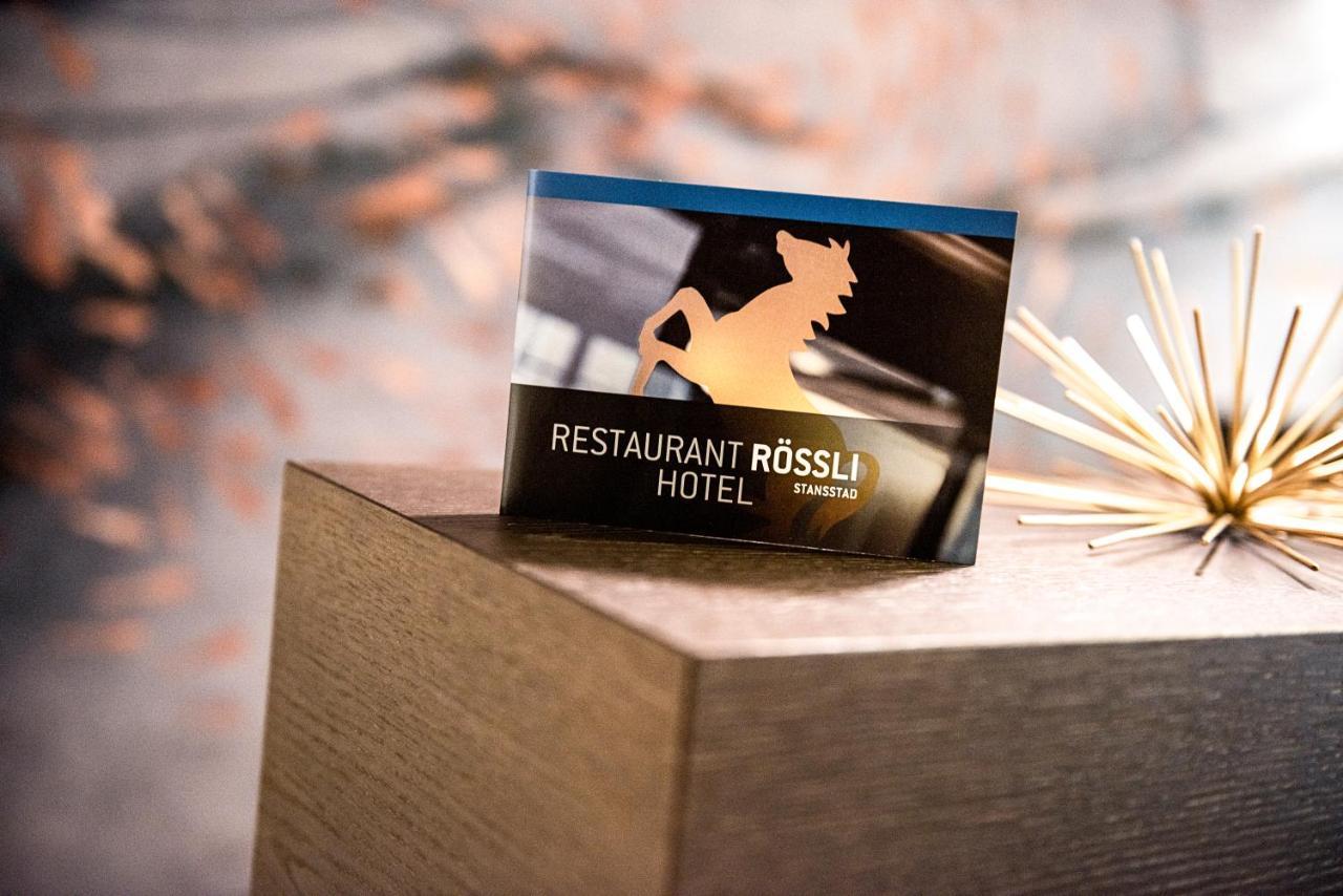 שטאנסטאד Hotel & Restaurant Roessli מראה חיצוני תמונה